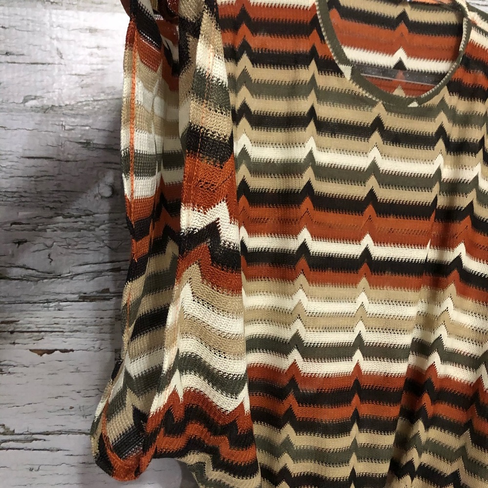 Zara Top with wide short sleeve Small boho style - Picture 5 of 9